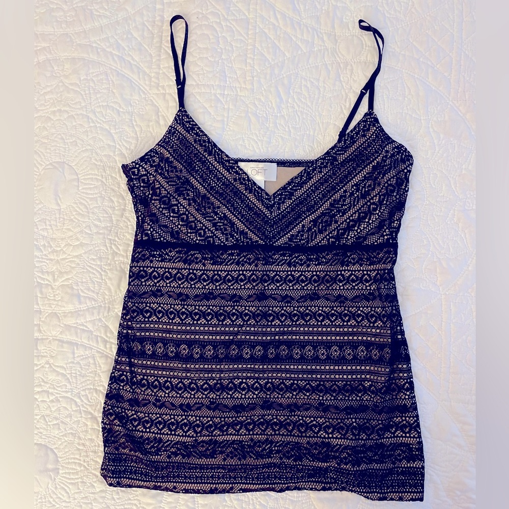 Ann Taylor LOFT Sexy Black Cami